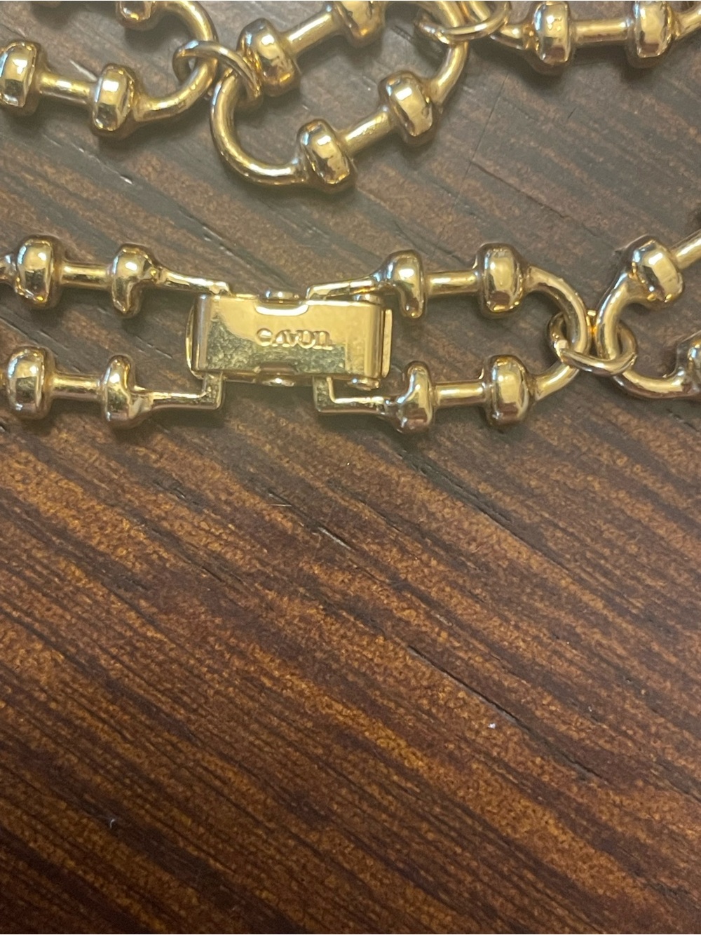 Avon Gold Tone Double Link Bracelet - Picture 5 of 5